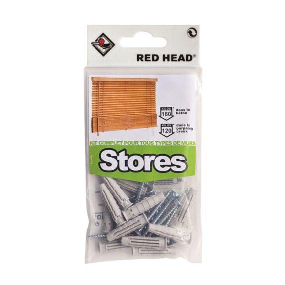 Kit store norditech Ø6 + vis Ø4x40mm - RED HEAD 