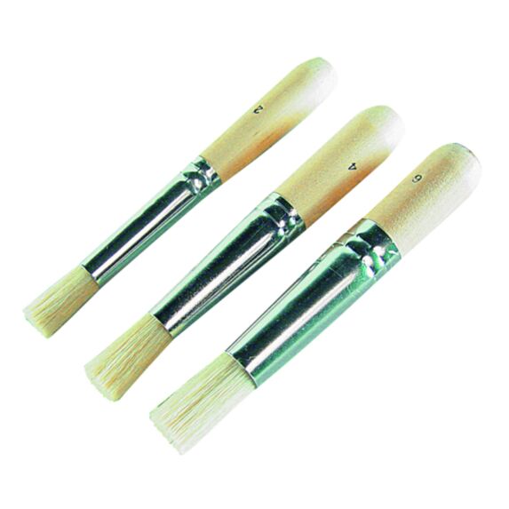 Brosses à pochoirs n° 2-4-6