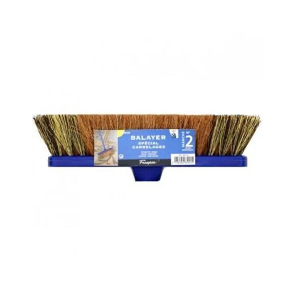 Balai droit fibres coco pour carrelage - NESPOLI
