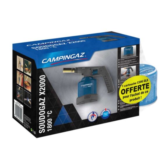 Lampe à souder Combo Soudogaz X2000 + 1 C 206 GLS Promo - CAMPINGAZ