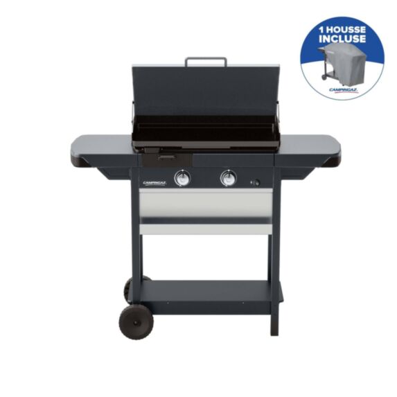 Plancha gaz + chariot EX PLUS 7,5kW + housse offerte - CAMPINGAZ