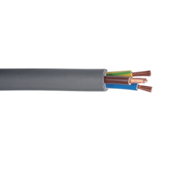 Câble souple H05VV-F 3G4mm² gris Debflex