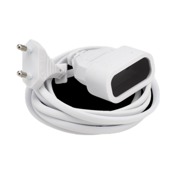 Rallonge électrique 2m blanc