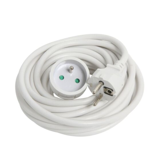 Rallonge électrique 10m 3g1.5 blanc - DEBFLEX