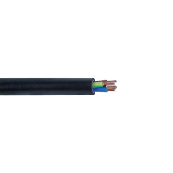 Câble rigide U1000 R2V 5G1,5mm² noir Debflex
