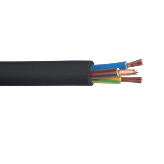 Câble souple H07RN-F 3G1,5mm² noir Debflex
