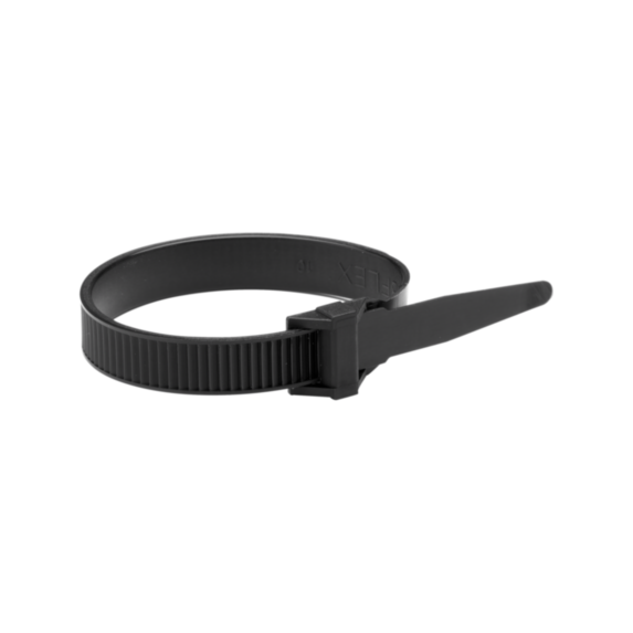 Collier autoblocant 9x180 mm noir sachet de 25