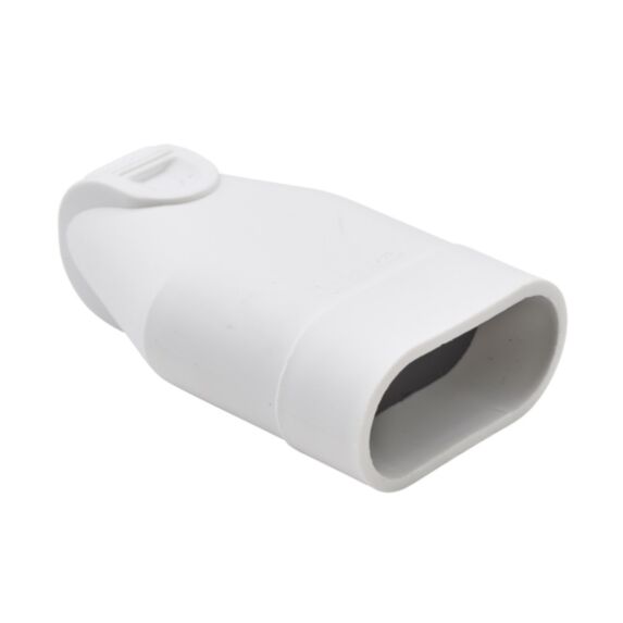 Fiche Femelle à Coiffe 2P 6A Sortie Droite Blanc - DEBFLEX