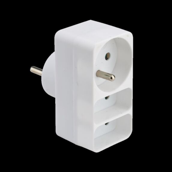 Prise Multifiches Triplite Blanc - DEBFLEX