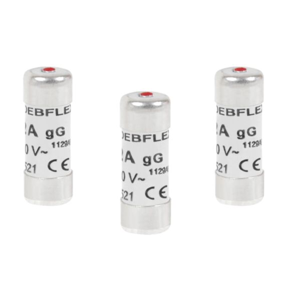 Fusible x3 8,5x23 10a 250v - DEBFLEX