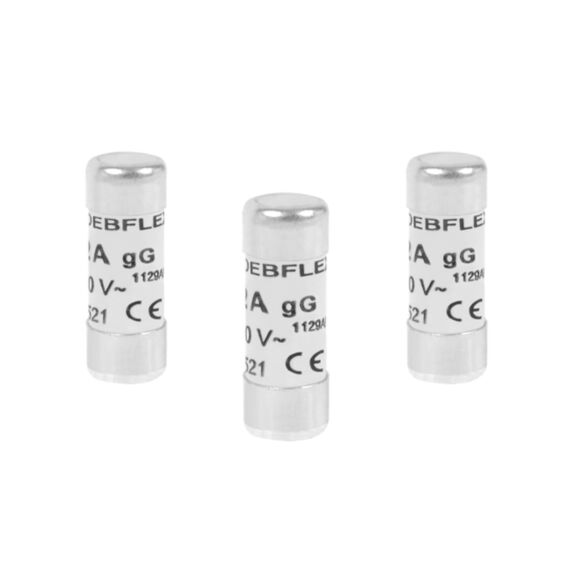 Fusible x3 8,5x23 2a 250v