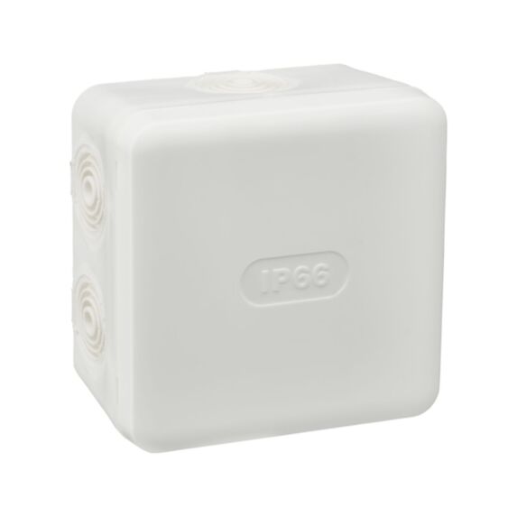 Boite de derivation IP66 à membrane 85x85x50 blanc - DEBFLEX