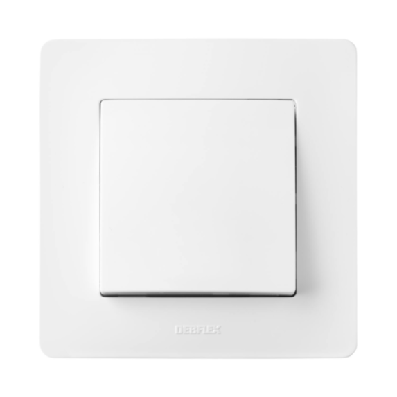 Interrupteur va-et-vient Nora blanc - DEBFLEX