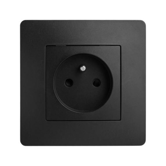 Prise 2P+T Nora noir - DEBFLEX