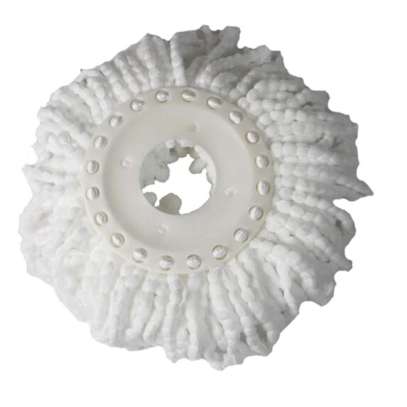Recharge microfibre Mop'n'Roll Blanc - ROZENBAL
