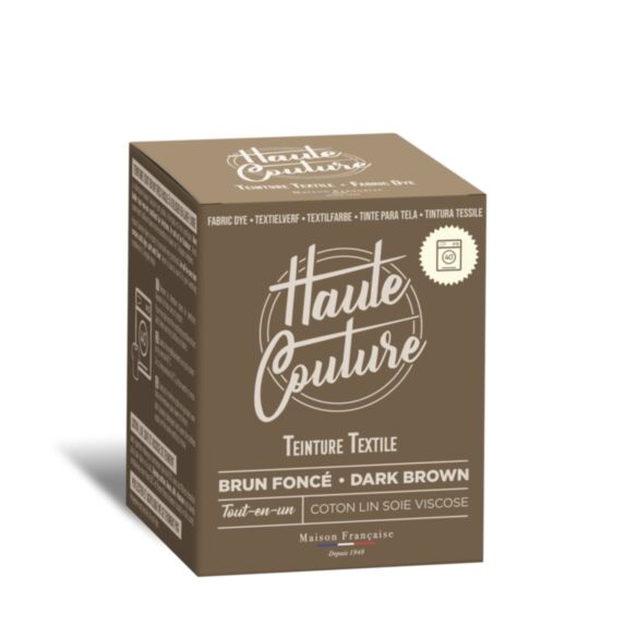 Teinture textile brun foncé 350g - HAUTE COUTURE
