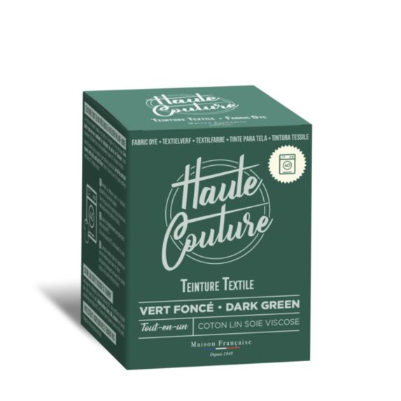 Teinture textile vert foncé 350g - HAUTE COUTURE