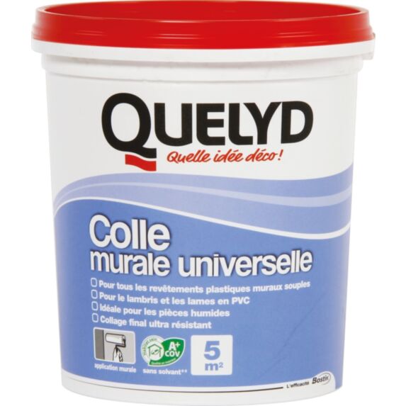 Colle pour revetement mural souple
