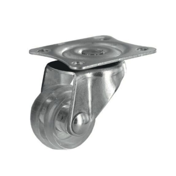 Roulette pivotante sur platine Ø30mm Charge 16kg - CIME