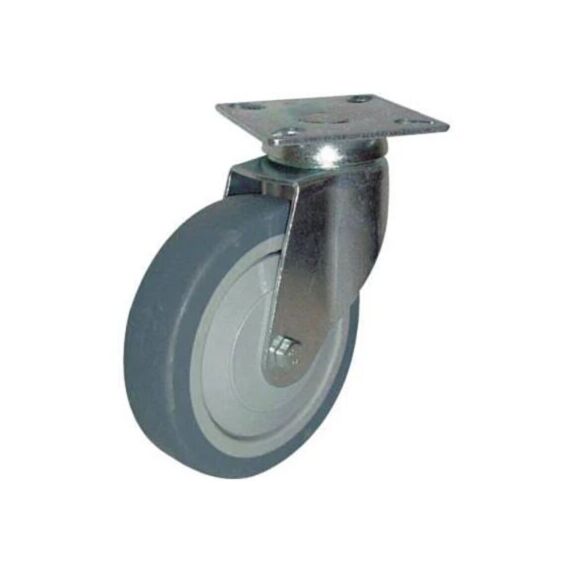 Roue de manutention à platine pivotante - Charge admissible 70kg. Ø100mm - CIME