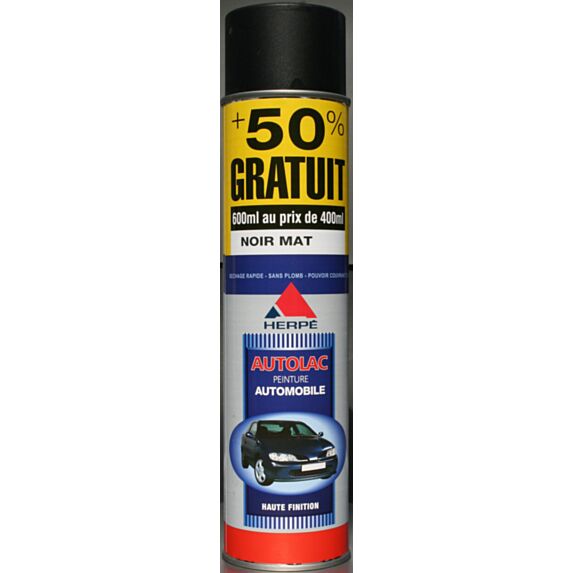 PEINTURE NOIR MAT 600ML