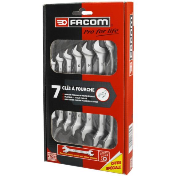 Coffret de 7 clés à fourches -  FACOM