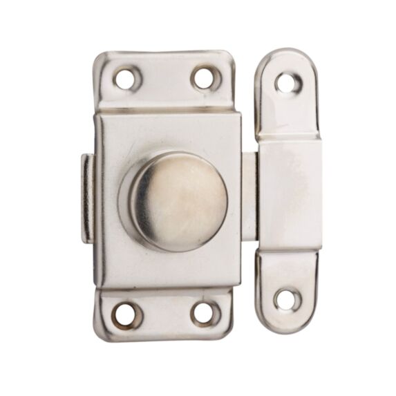 Verrou automatique pêne plat 40mm acier zingué