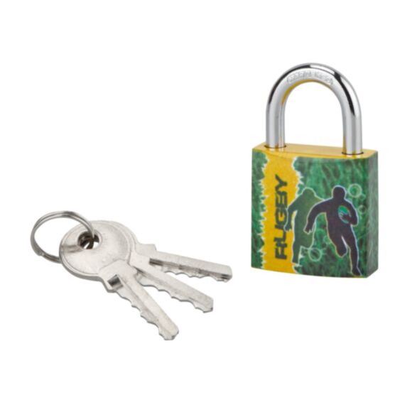 Cadenas + 3 Clés Line Sport Rugby 30mm