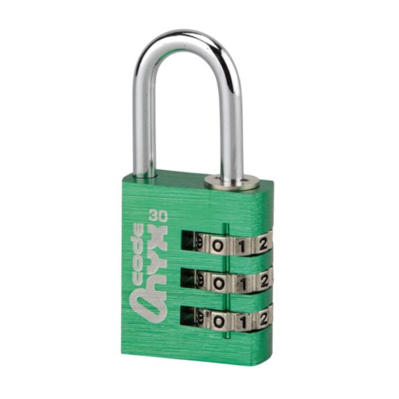 Cadenas code alu 30mm couleurs assorties - THIRARD