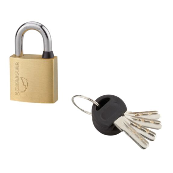 Cadenas de Sûreté + 4 Clés Reverso 30mm Réversibles - THIRARD