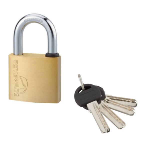 Cadenas de sûreté + 4 clés Reverso 50 mm - THIRARD