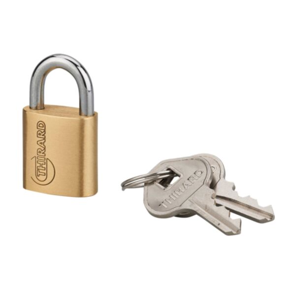 Cadenas + 2 Clés Ruck Laiton Anse Acier 20mm