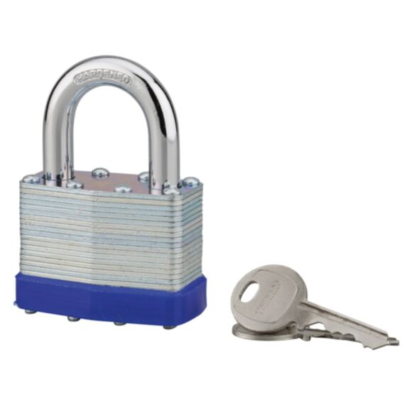 Cadenas + 2 clés auto lamelles zingué 50mm - THIRARD