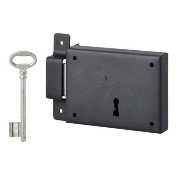 Serrure horizontale pêne dormant 110x80mm gauche