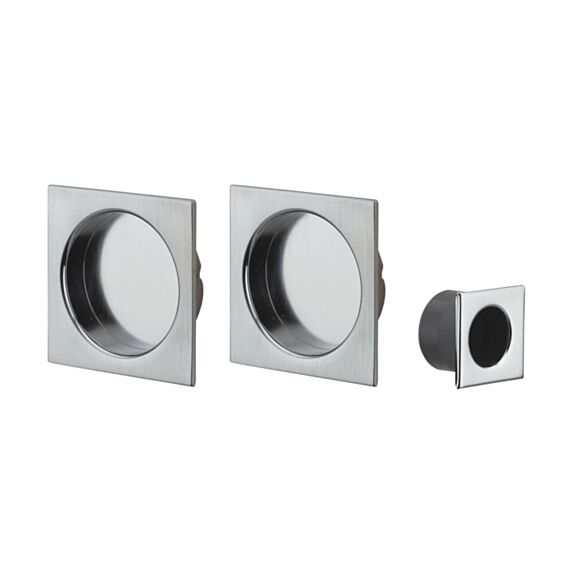 Rosace encastrée axe 50 pour porte coulissante - THIRARD