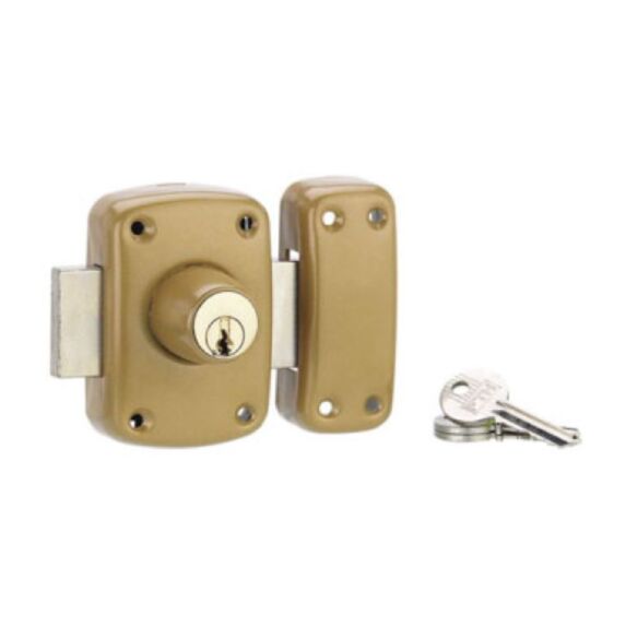 Verrou Corvette à double cylindre 40mm 3 clés 303020 - THIRARD