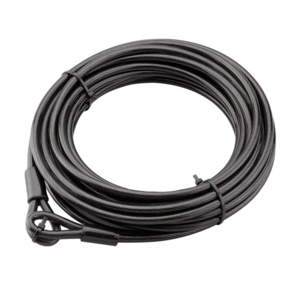 Antivol câble acier gainé pvc ø8 longueur 12m - THIRARD