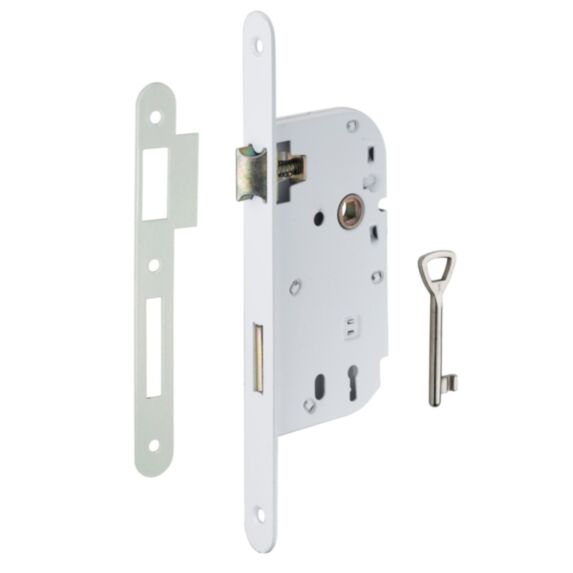 Coffre menuiserie étroit à clé blanc A50 - THIRARD