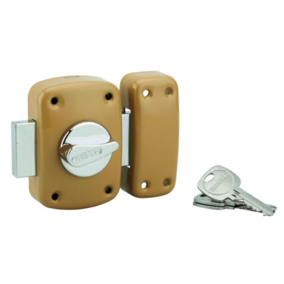 Verrou corvette cylindre 40 mm 3 clés V - THIRARD