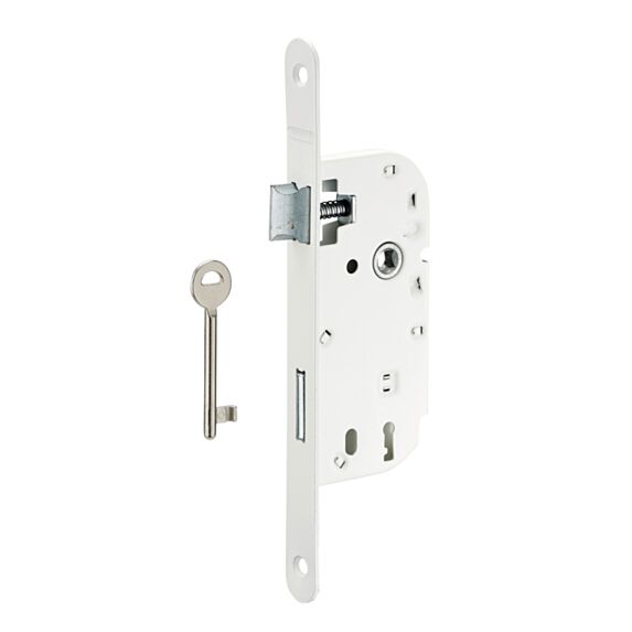 Serrure à encastrer axe à 40mm pêne dormant 1/2 tour 1 clé - THIRARD