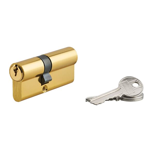 Cylindre Profilé Européen 5 Goupilles Doré 30x40mm 3 Clés - 1ER