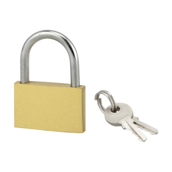 Cadenas basic 30 mm anse acier 2 clés - 1ER