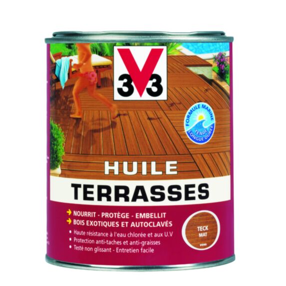 Saturateur terrasses mat 1L - Incolore - V33
