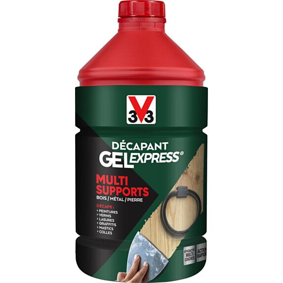 décapant gel express multisupport 2l - V33