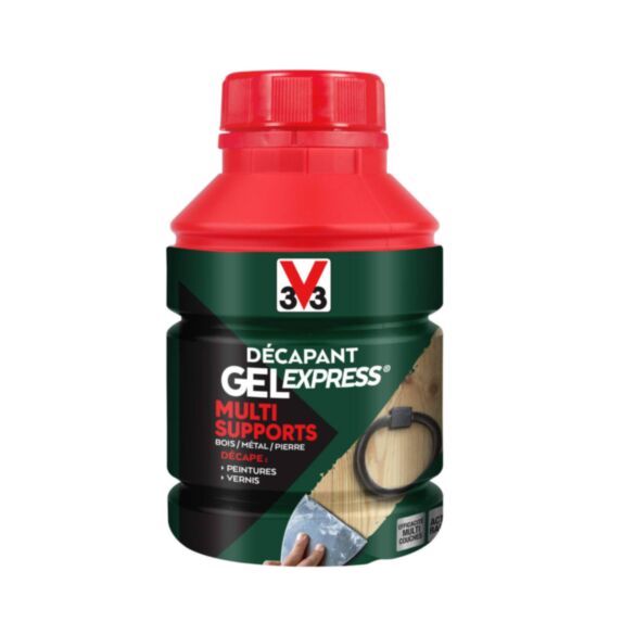 décapant gel express multisupport 0.25l - V33