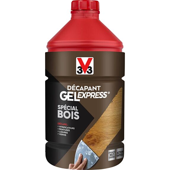 Décapant gel express spécial bois 2L - V33