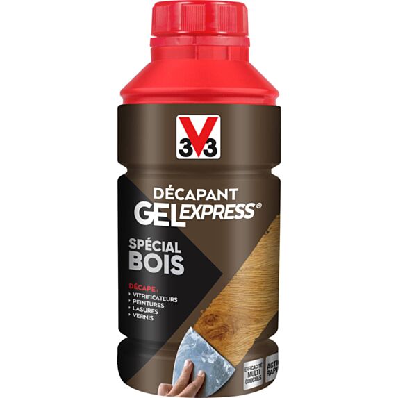 Décapant Gel Express Spécial Bois 0.5L - V33