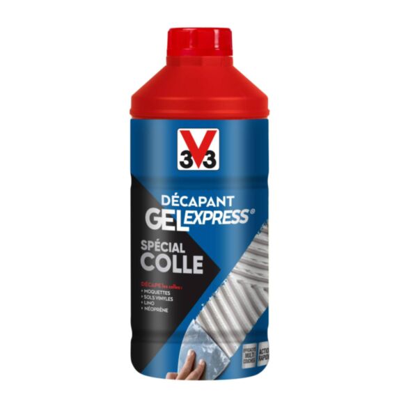 décapant gel express spécial colle 1l - V33