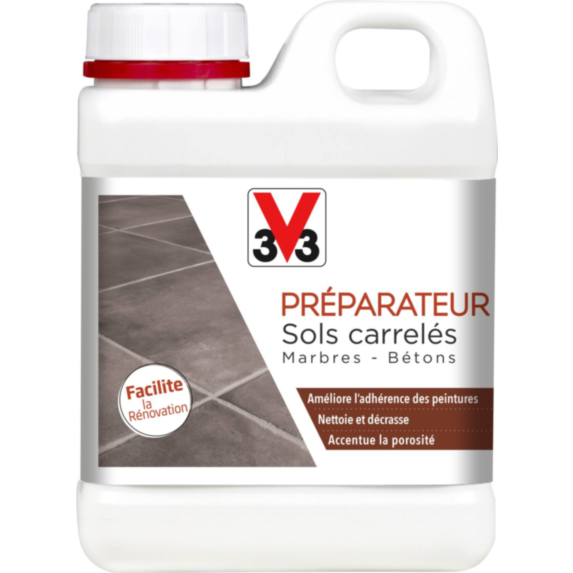 préparateur sols carrelage marbre béton 1 l - V33