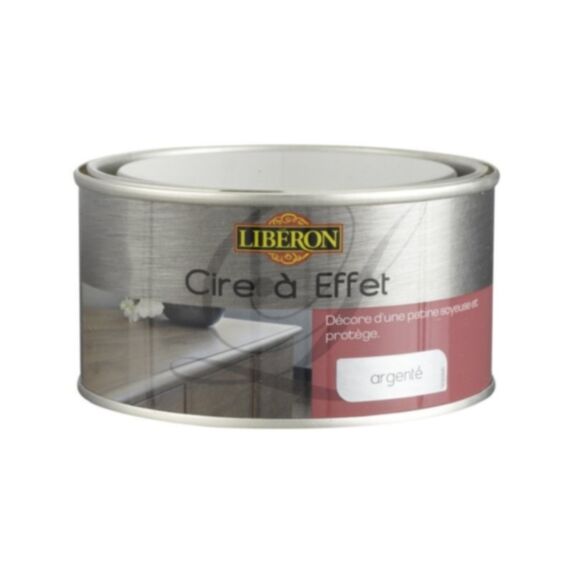 Cire à effet argenté satin 0,25 L - LIBERON